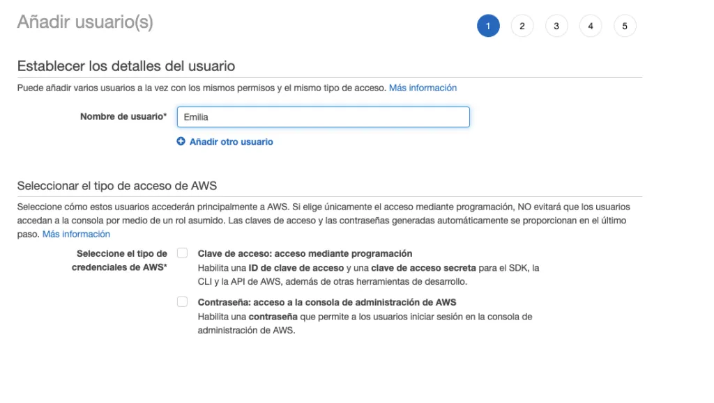 Adding Users in AWS Identity and Access Management (IAM)