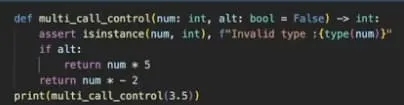 multi_call function with assert