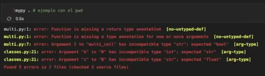 MyPy multiple file errors