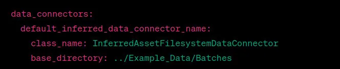 Great Expectations data connectors
