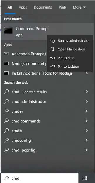 Run PowerShell as administrator