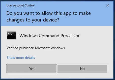 Authorize Windows modification